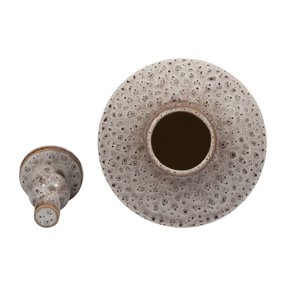 TRUMAN LARGE CERAMIC LIDDED JAR Vases and Jars| Sagebrook Home