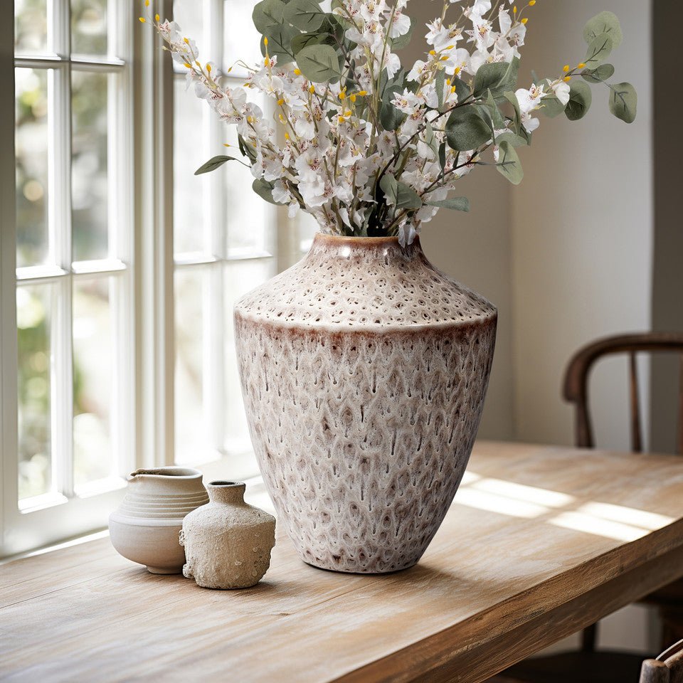TRUMAN LARGE CERAMIC LIDDED JAR Vases and Jars| Sagebrook Home