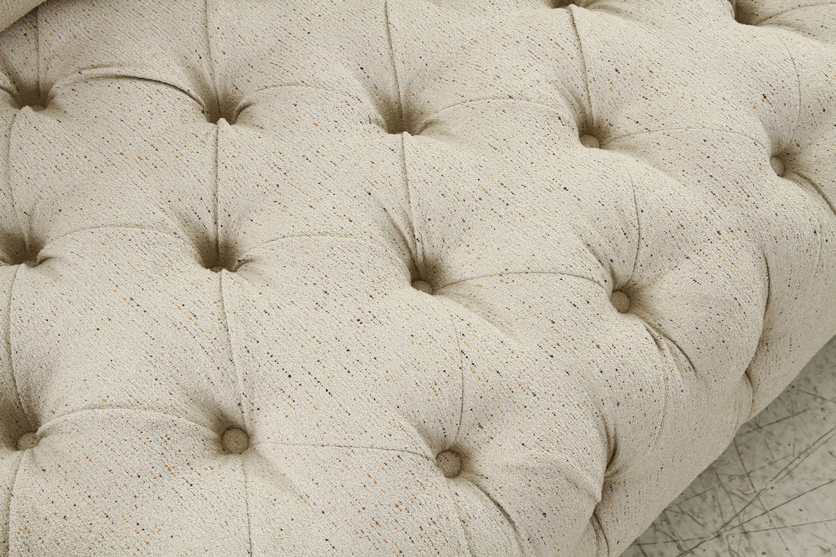 Tufting Beige 2 Seater Loveseat Sofas & Loveseats| Roots Furniture
