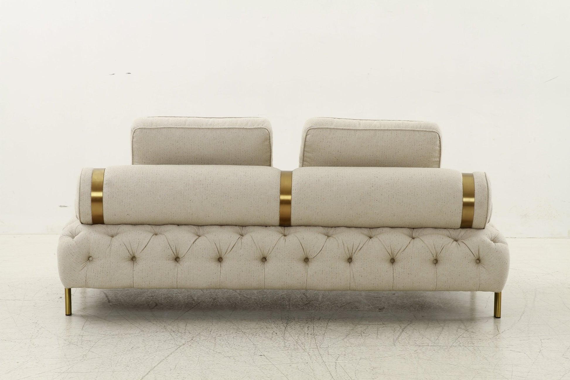 Tufting Beige 2 Seater Loveseat Sofas & Loveseats| Roots Furniture