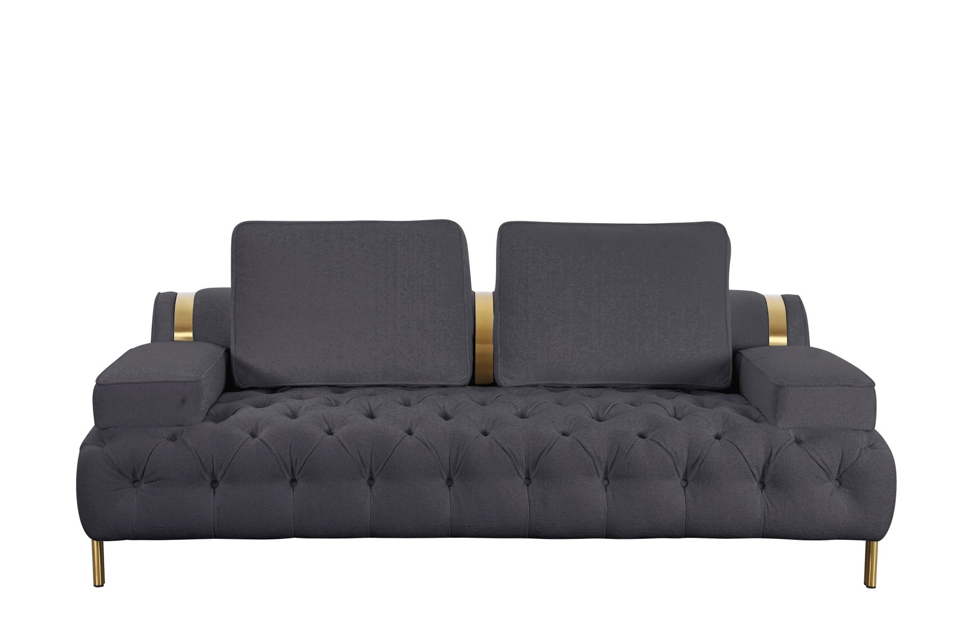 Tufting Dark Grey Loveseat Sofas & Loveseats| Roots Furniture