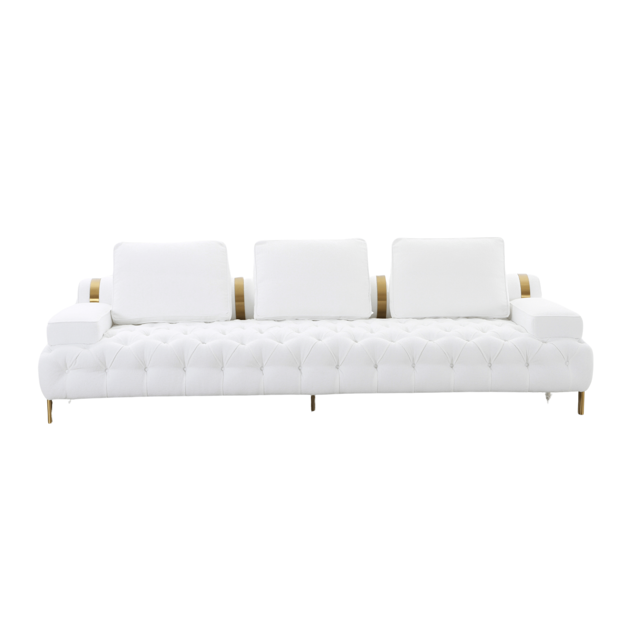 Tufting White 4 Seater Sofa Sofas & Loveseats| Roots Furniture