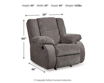 Tulen Reclining - SET in Gray - Al Rugaib Furniture