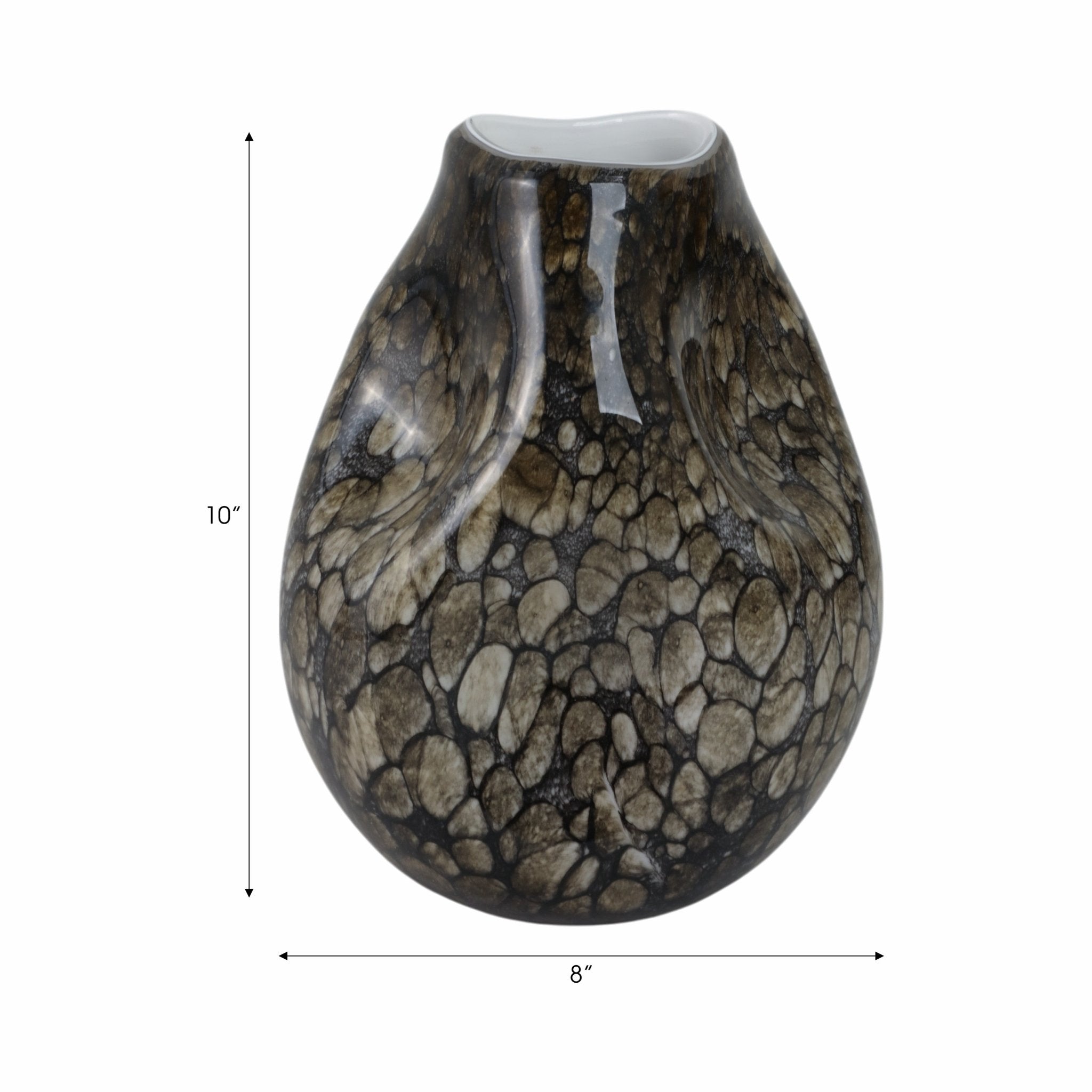 Tunis Speckled Glass Vase Vases and Jars| Sagebrook Home