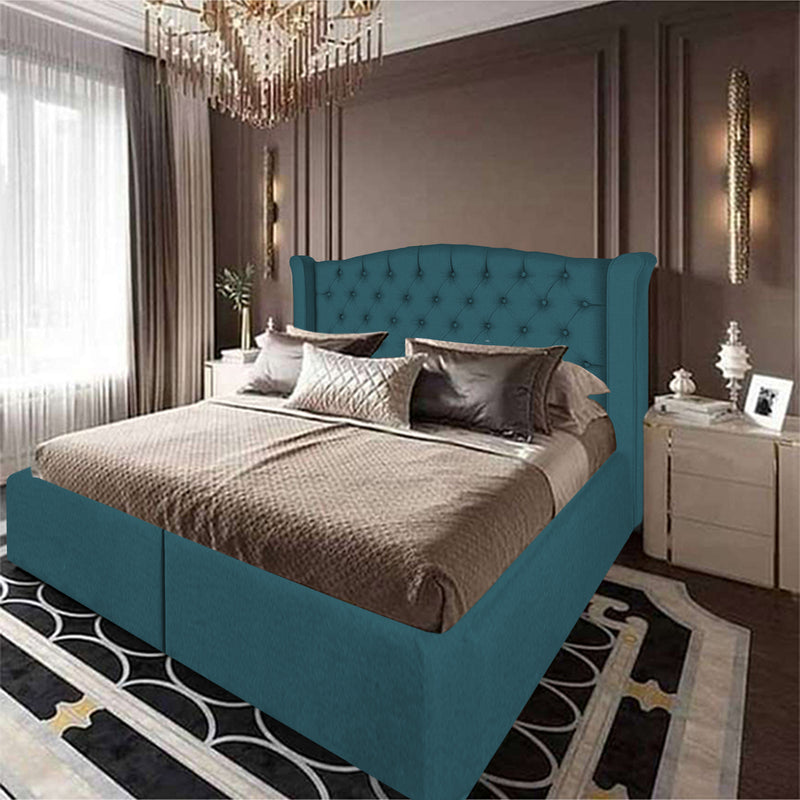 In House | Al Dimashqi Bed Frame Linen - 200x90 cm