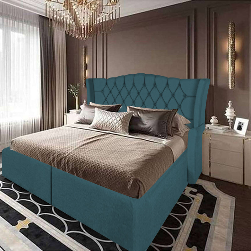 In House | Taj Mahal Bed Frame Linen - 200x100 cm