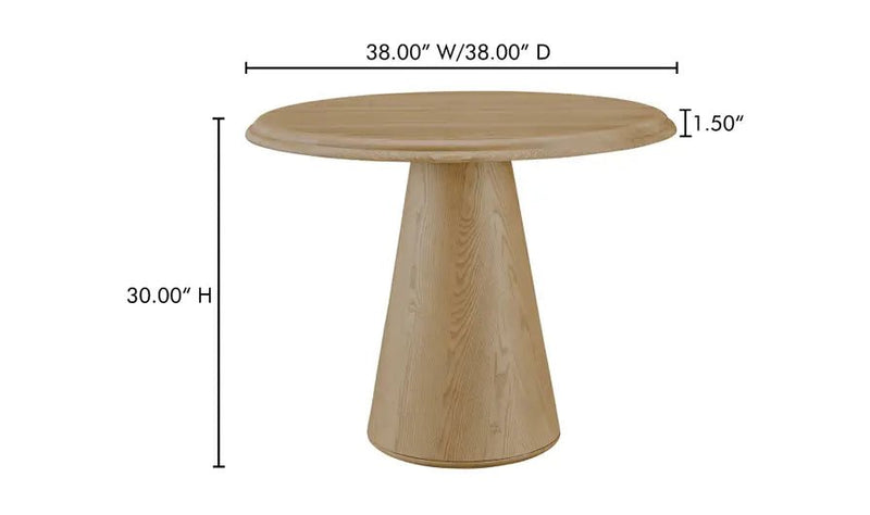 Tutto Café Table Natural - Al Rugaib Furniture