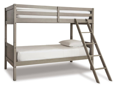 Twin/Twin Bunk Bed w/Ladder - Al Rugaib Furniture