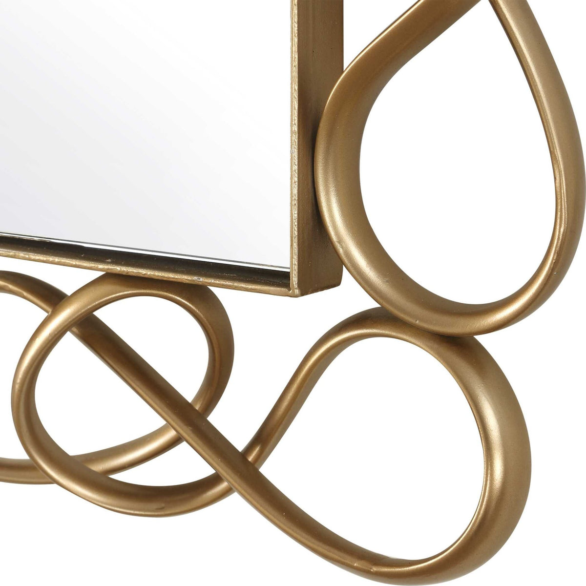 Twist It Antique Brass Mirror Mirrors| Uttermost