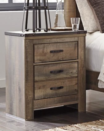TWO DRAWER NIGHT STAND - Al Rugaib Furniture