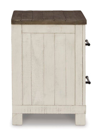 Two Drawer Night Stand - Al Rugaib Furniture