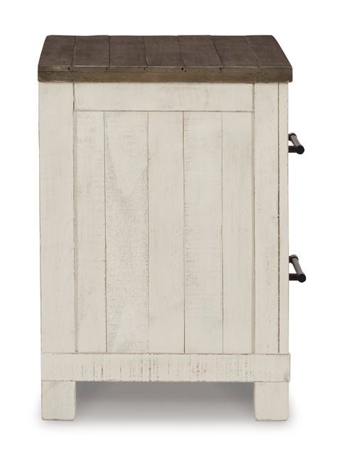 Two Drawer Night Stand - Al Rugaib Furniture