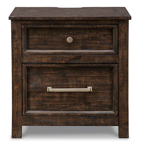 Two Drawer Night Stand - Al Rugaib Furniture