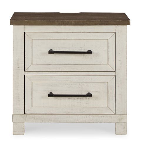 Two Drawer Night Stand - Al Rugaib Furniture
