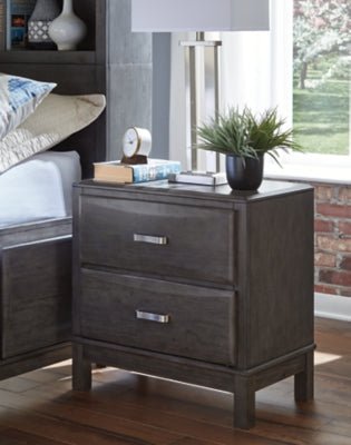 TWO DRAWER NIGHT STAND - Al Rugaib Furniture