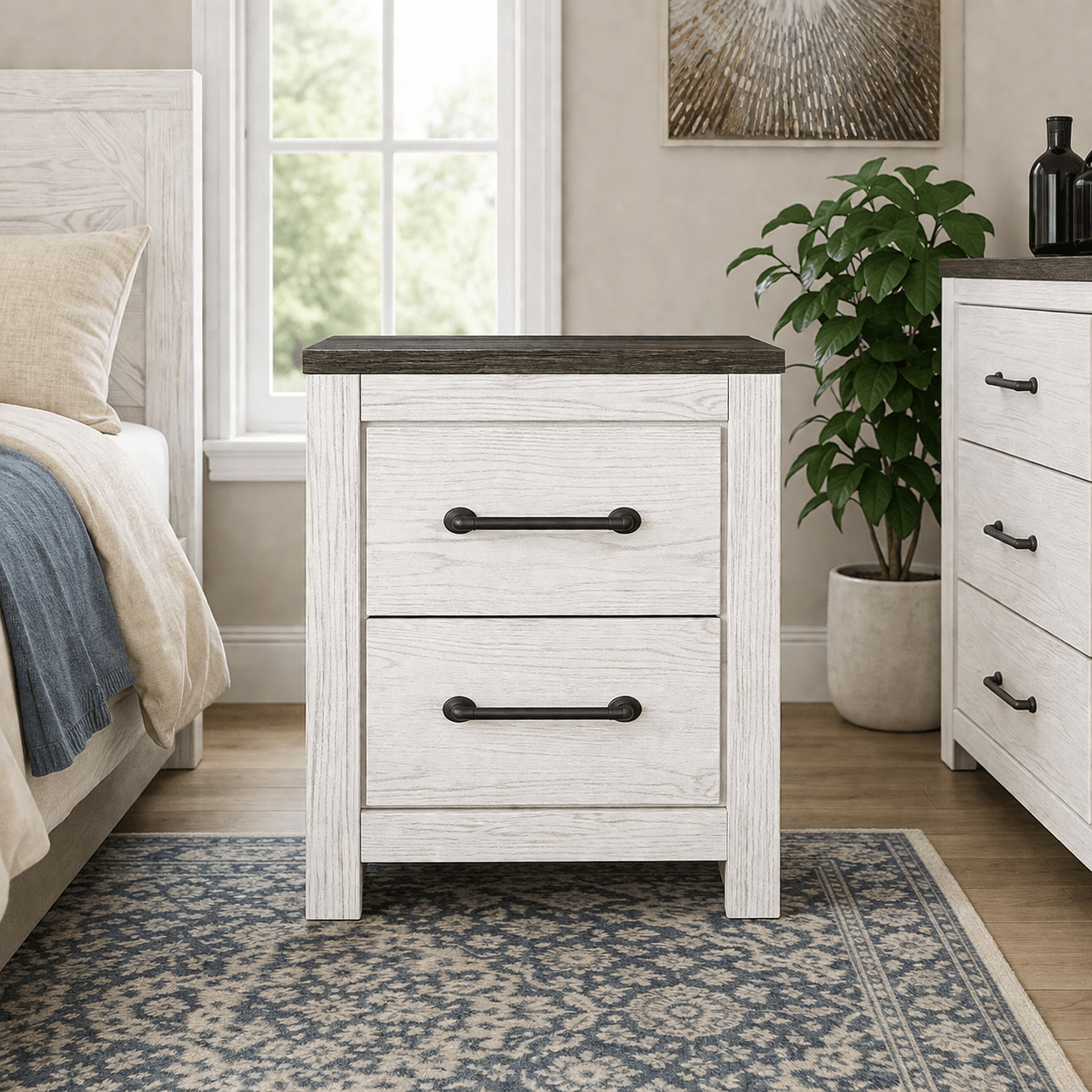Two Drawer Night Stand Nightstands| Ashley Homestore