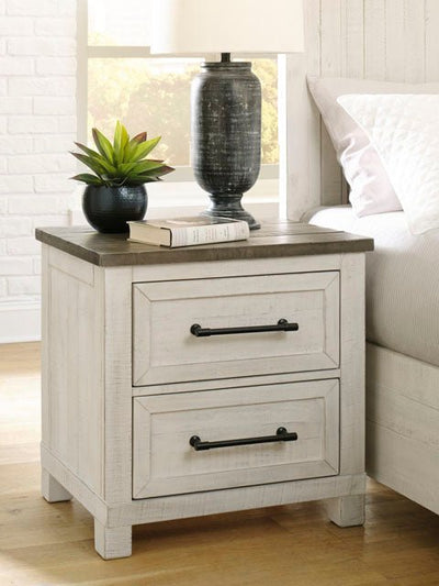 Two Drawer Night Stand - Al Rugaib Furniture
