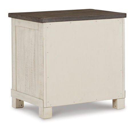 Two Drawer Night Stand - Al Rugaib Furniture