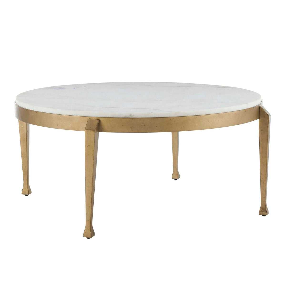Tylan Round Marble Coffee Table Coffee Tables| Uttermost