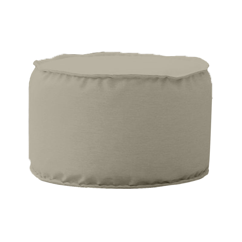 Linen Round Bean Bag - 60x60x40 cm
