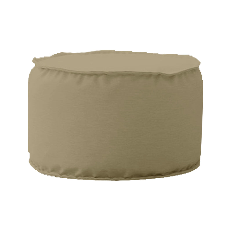 Linen Round Bean Bag - 60x60x40 cm