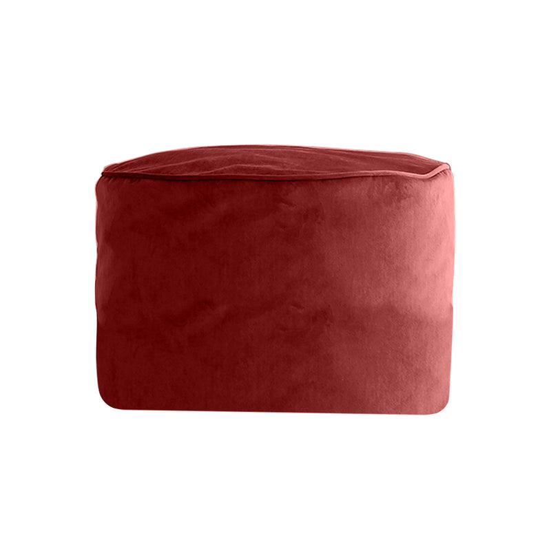 Velvet Round Bean Bag - 100x100x40 cm