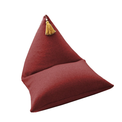 Linen Bean bag Triangular Shape For Kids - 55x55x75 cm