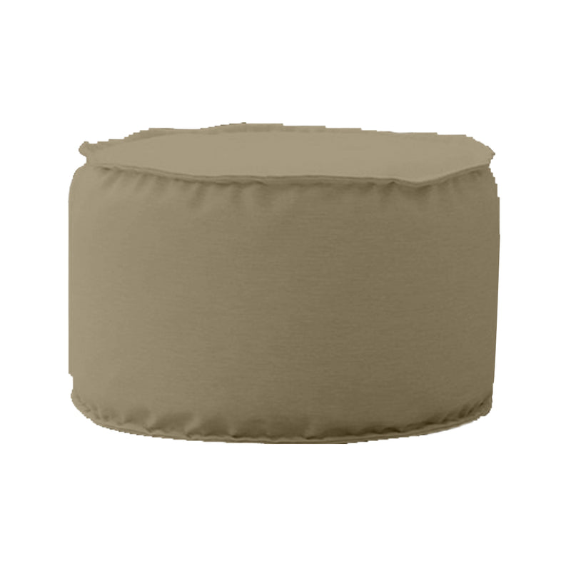 Linen Round Bean Bag - 60x60x40 cm
