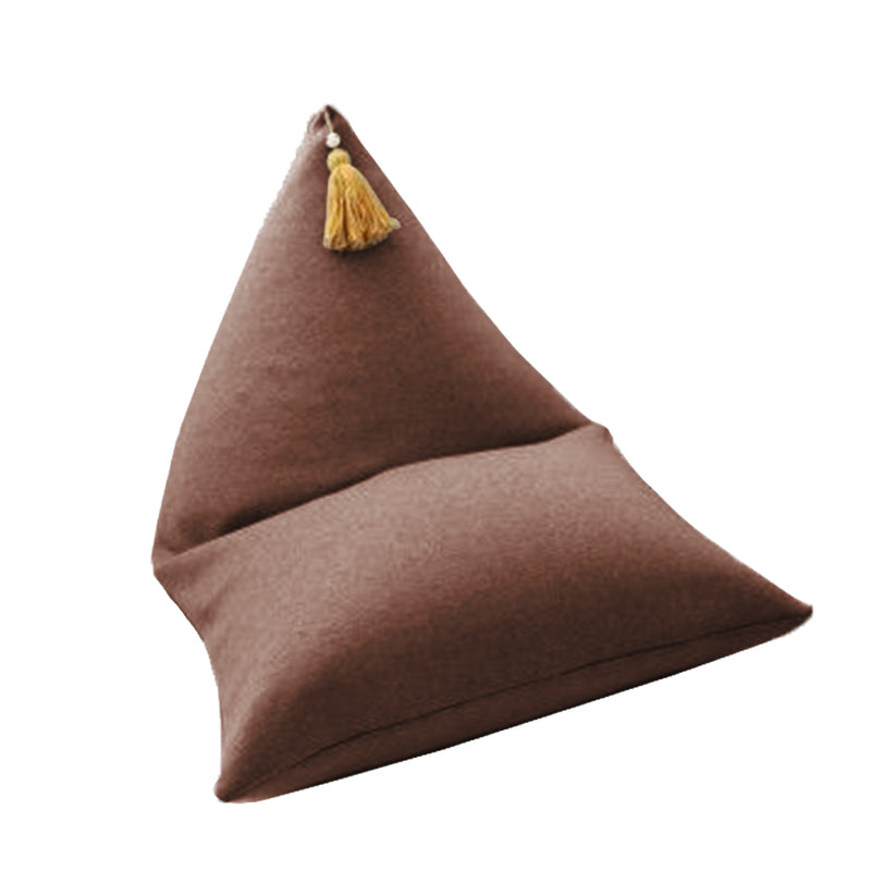 Linen Bean bag Triangular Shape For Kids - 55x55x75 cm