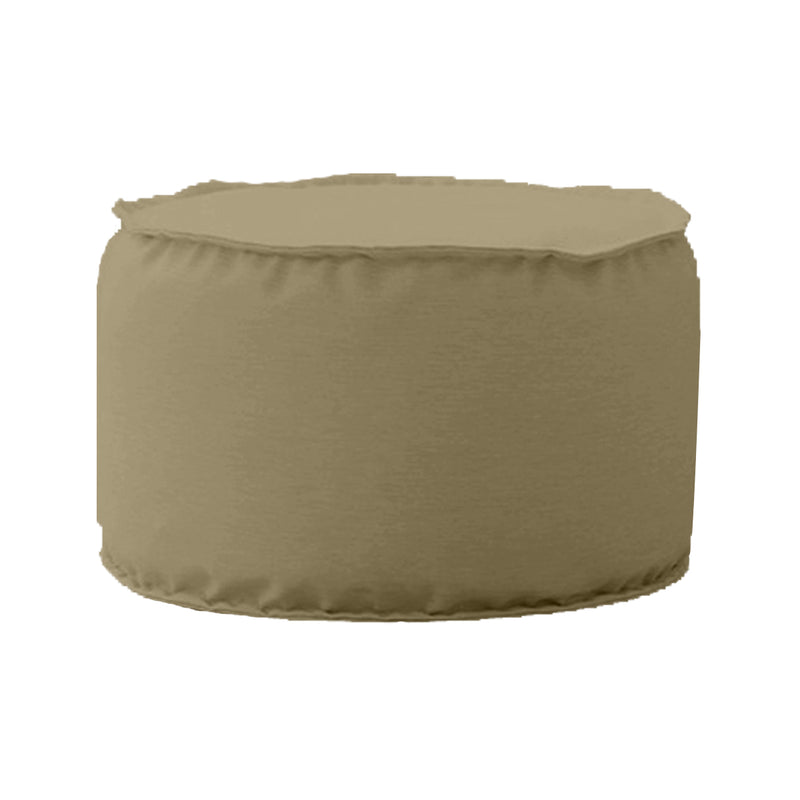 Linen Round Bean Bag - 60x60x40 cm