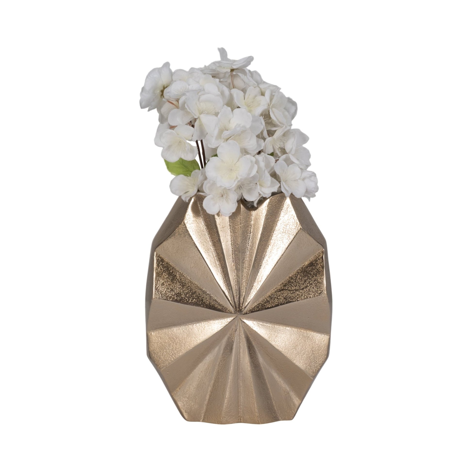 Udine Small Metal Vase, Gold/Black Vases and Jars| Sagebrook Home