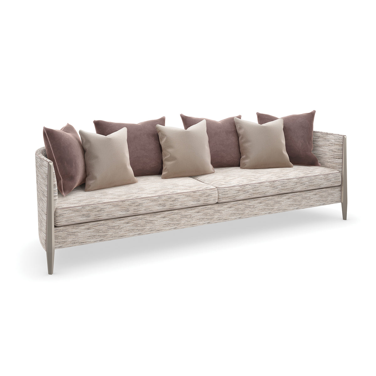 Caracole Upholstery - Piping Hot (Brown Pillows)