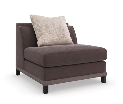 Caracole Upholstery - Tuxedo Armless Chair