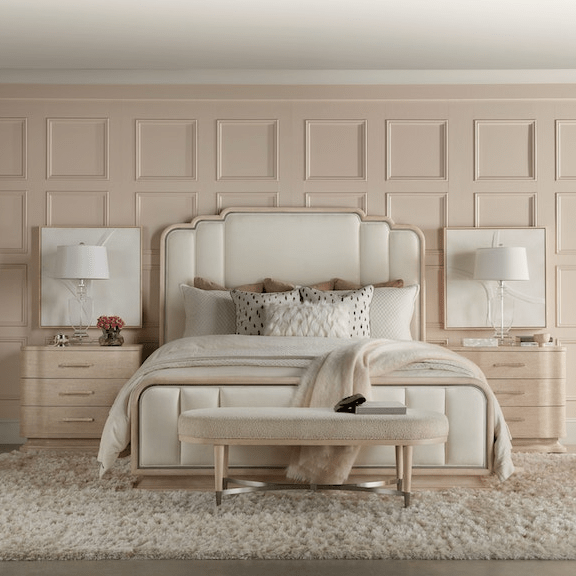 Uph Bedroom Set with Stripes Bedroom Sets| Hooker