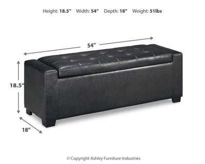 Upholstered Storage Bench Bed benches| Ashley Homestore