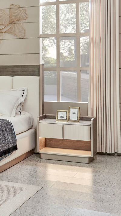 Urban Oasis Brown Night Stand Table - Al Rugaib Furniture