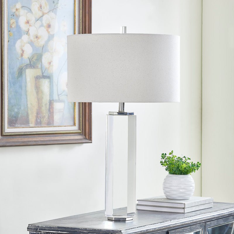 29.5"H Eclipse Black Crystal Table Lamp Table Lamps| Crestview
