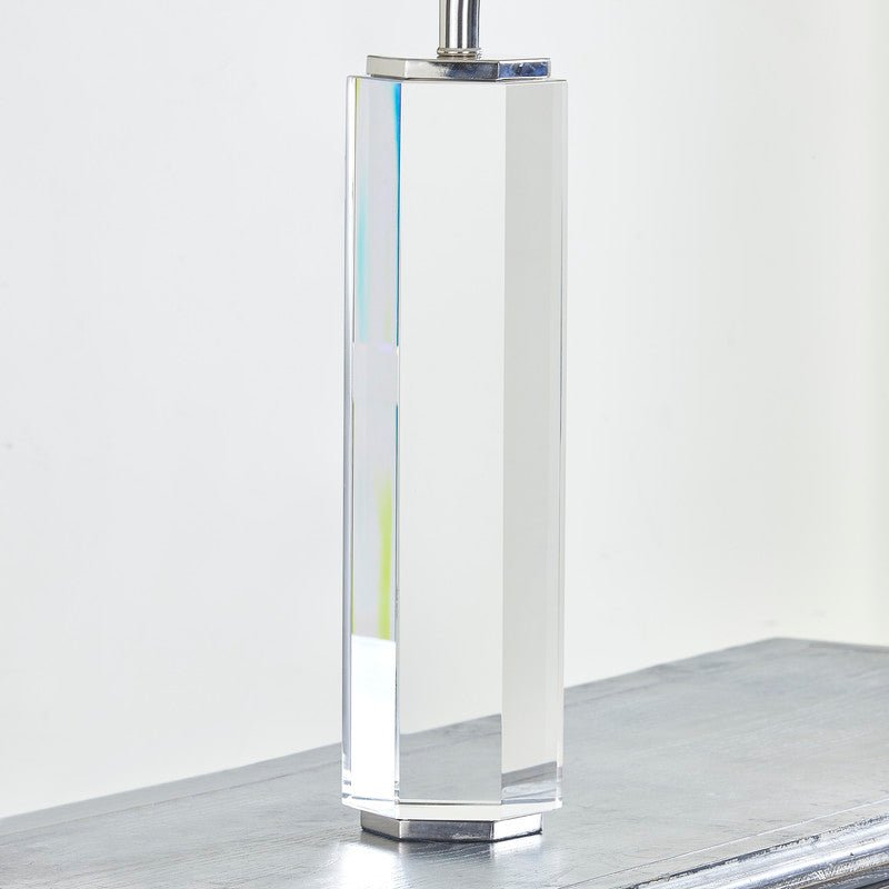 29.5"H Eclipse Black Crystal Table Lamp Table Lamps| Crestview