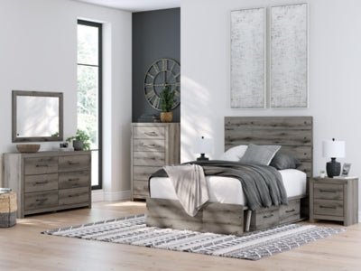 Urbanoore Full Panel Bed with Storage Beds| Ashley Homestore