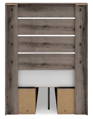 Urbanoore Twin Panel Bed with Storage - Al Rugaib Furniture