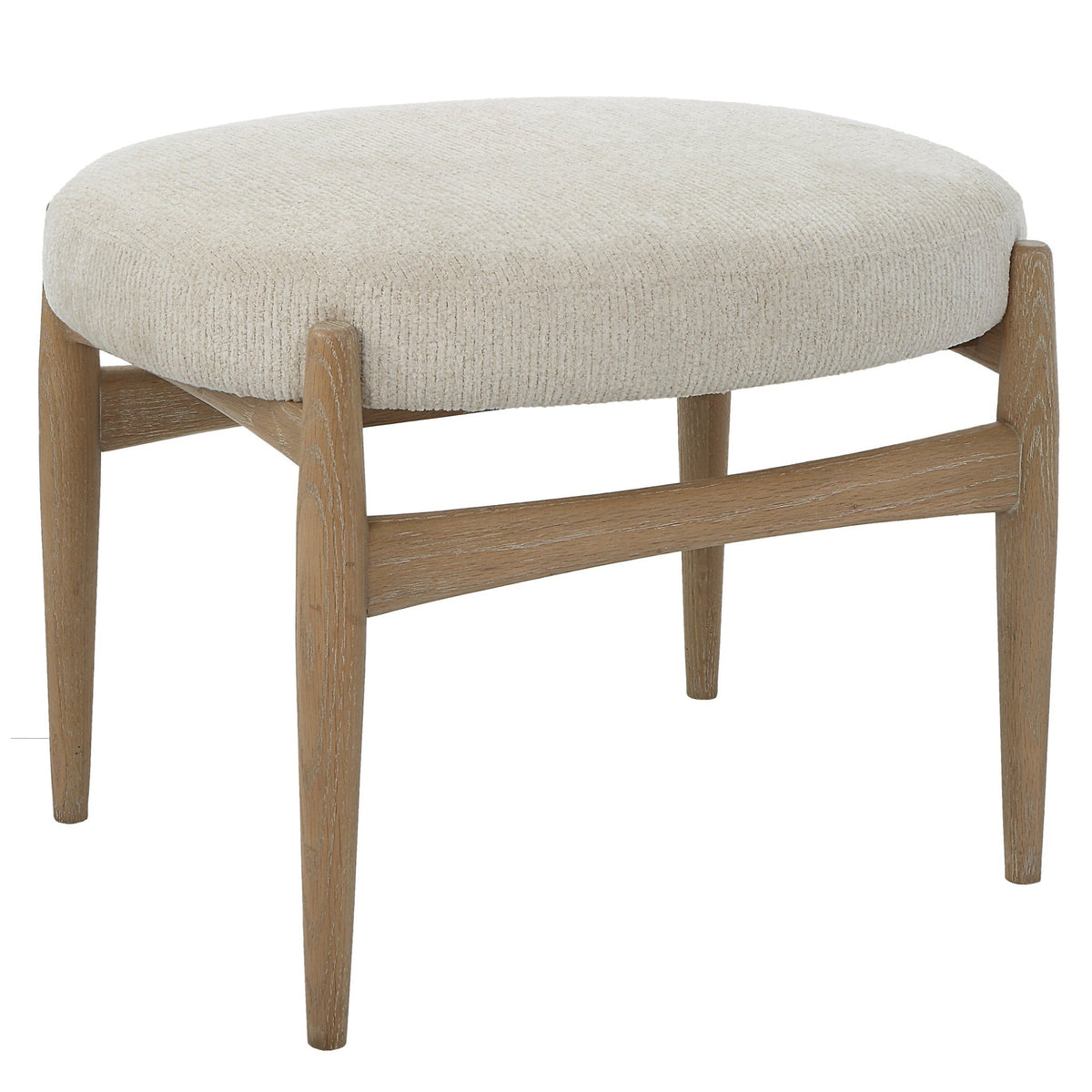 Uttermost Acrobat Off-White Small Bench Table Decors| Uttermost