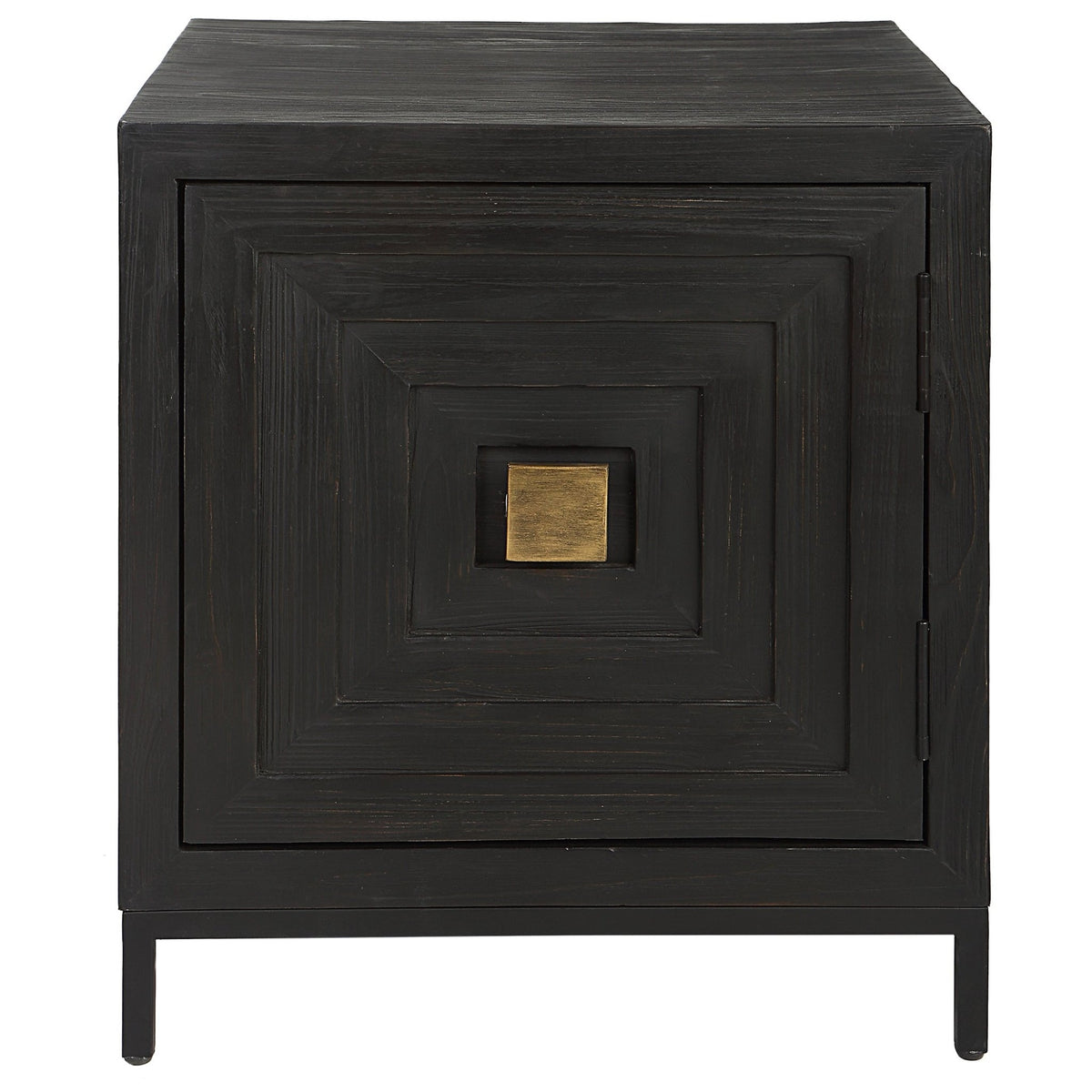 Uttermost Aiken Geometric Cabinet / End Table Table Decors| Uttermost