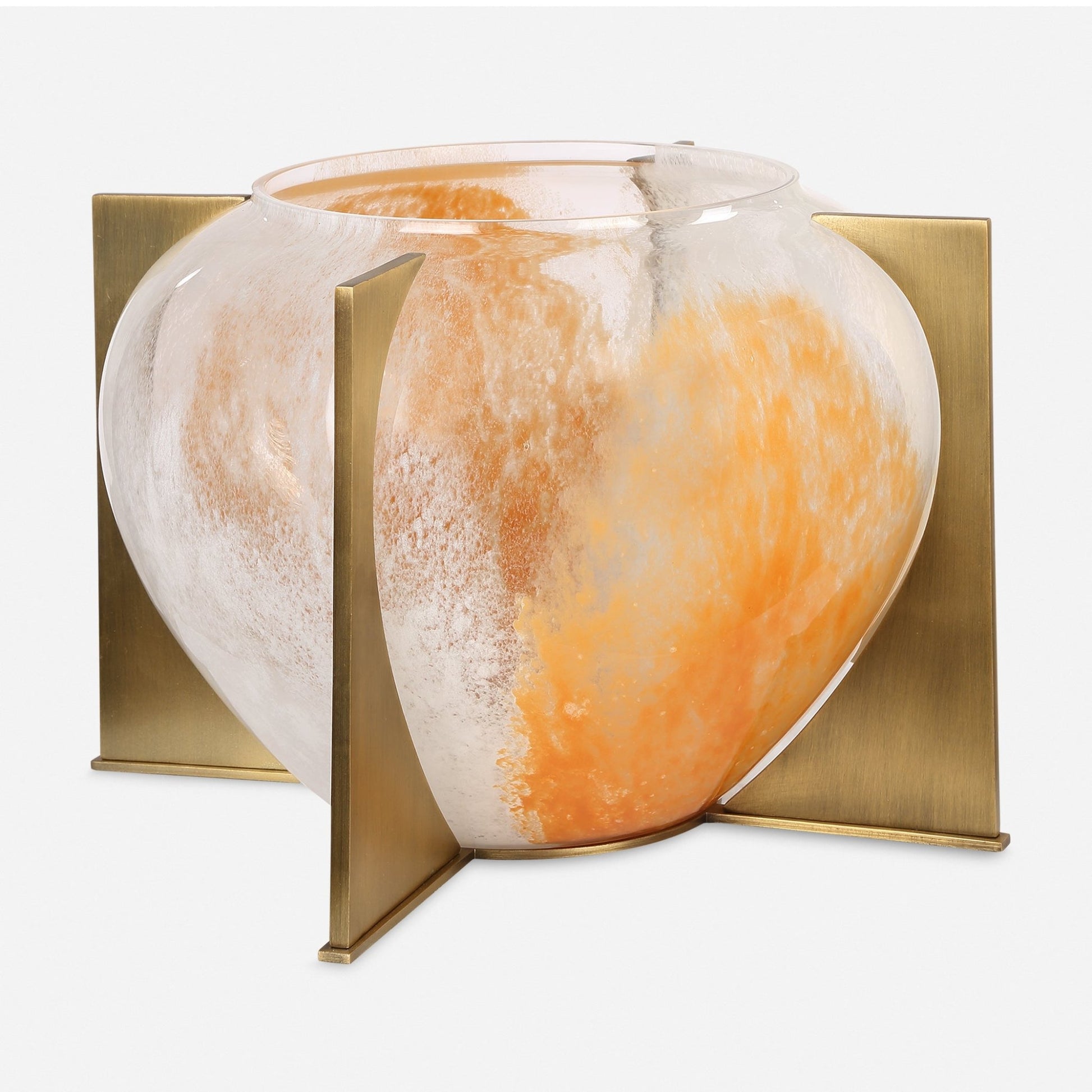 Uttermost Amber Swirl Vase Vases and Jars| Uttermost