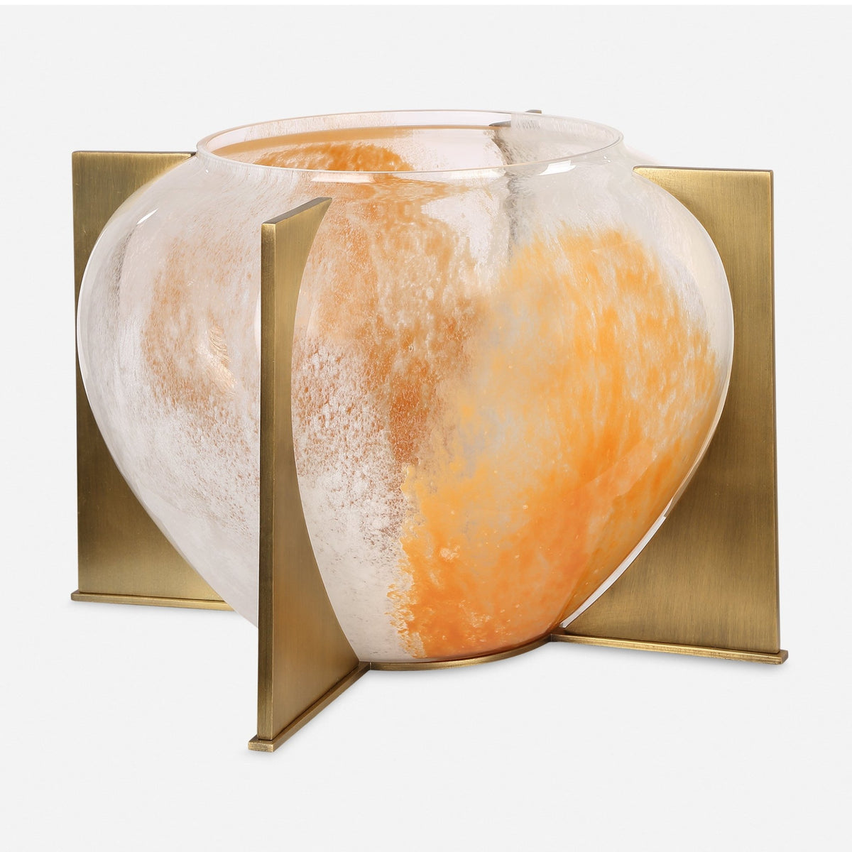 Uttermost Amber Swirl Vase Vases and Jars| Uttermost