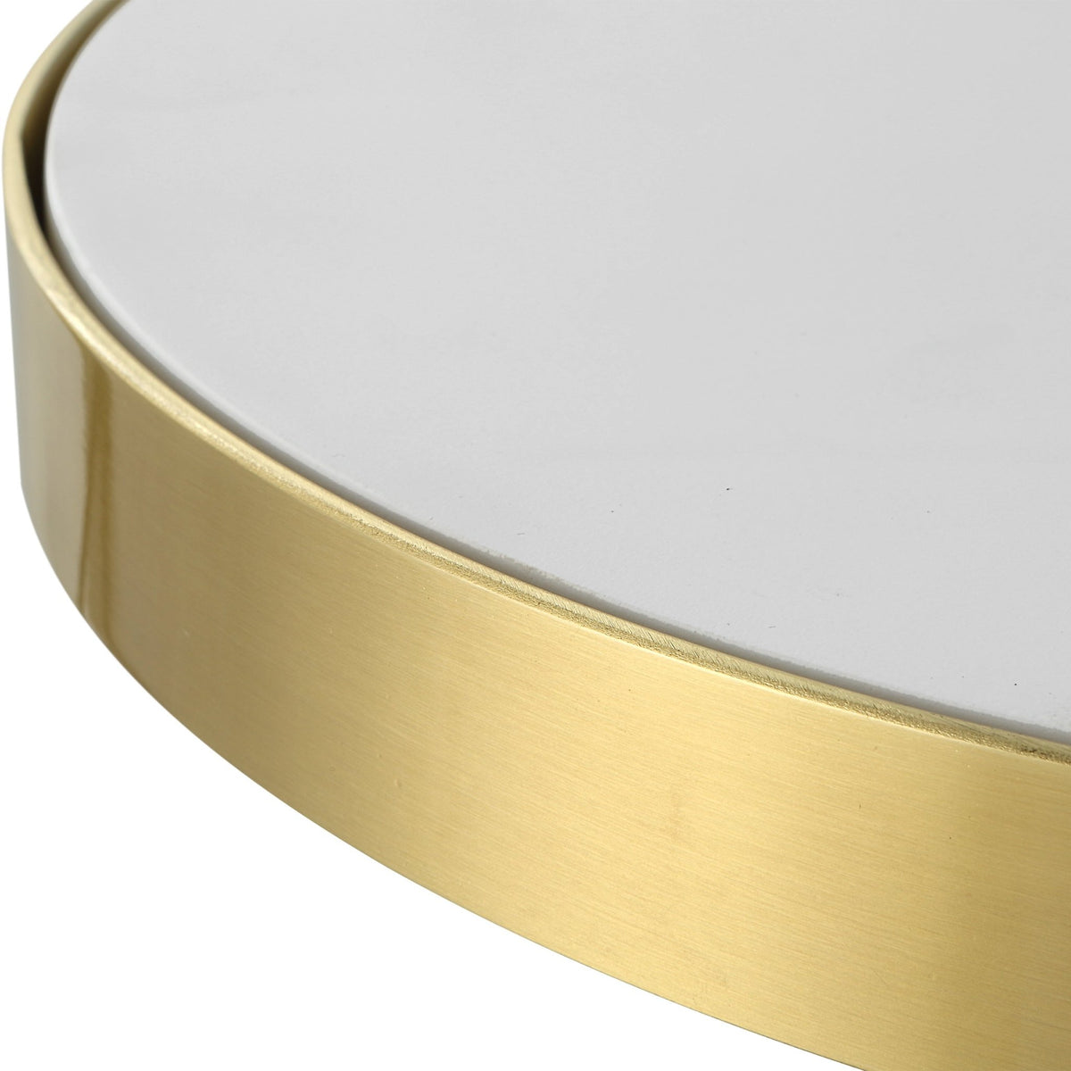 Uttermost Apex White Concrete Accent Table Table Decors| Uttermost