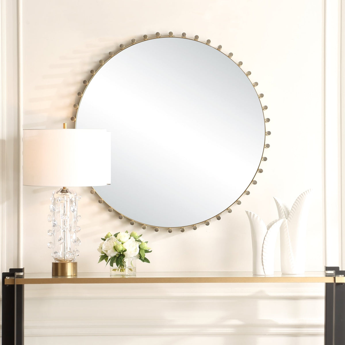 Uttermost Avelyne Round Mirror Mirrors| Uttermost