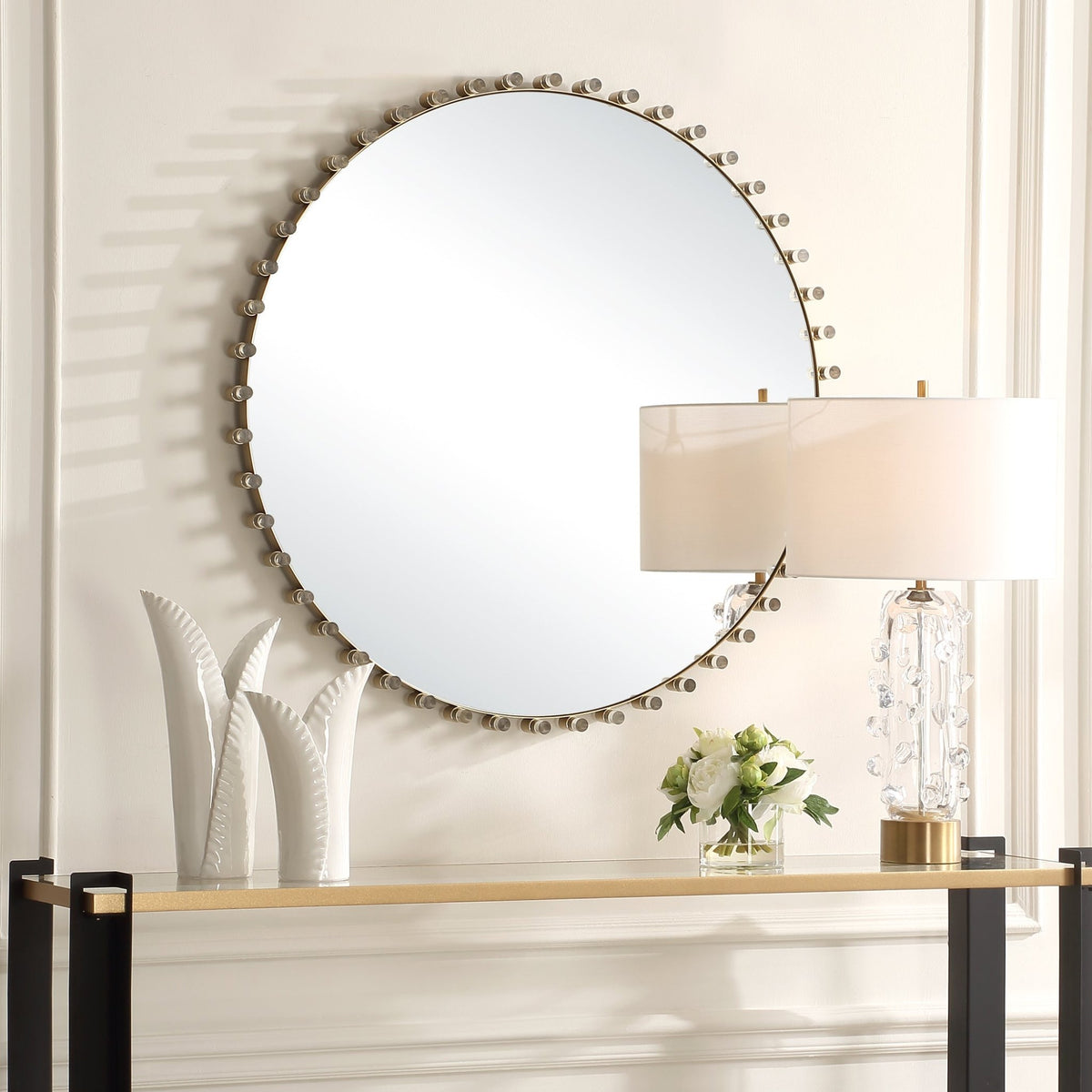 Uttermost Avelyne Round Mirror Mirrors| Uttermost