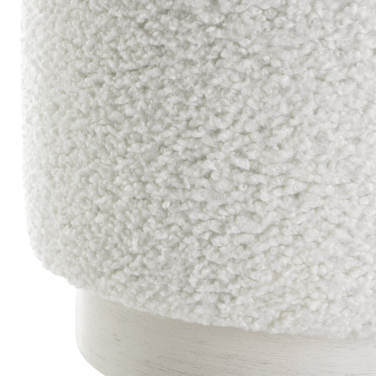 Uttermost Avila White Ottoman Table Decors| Uttermost