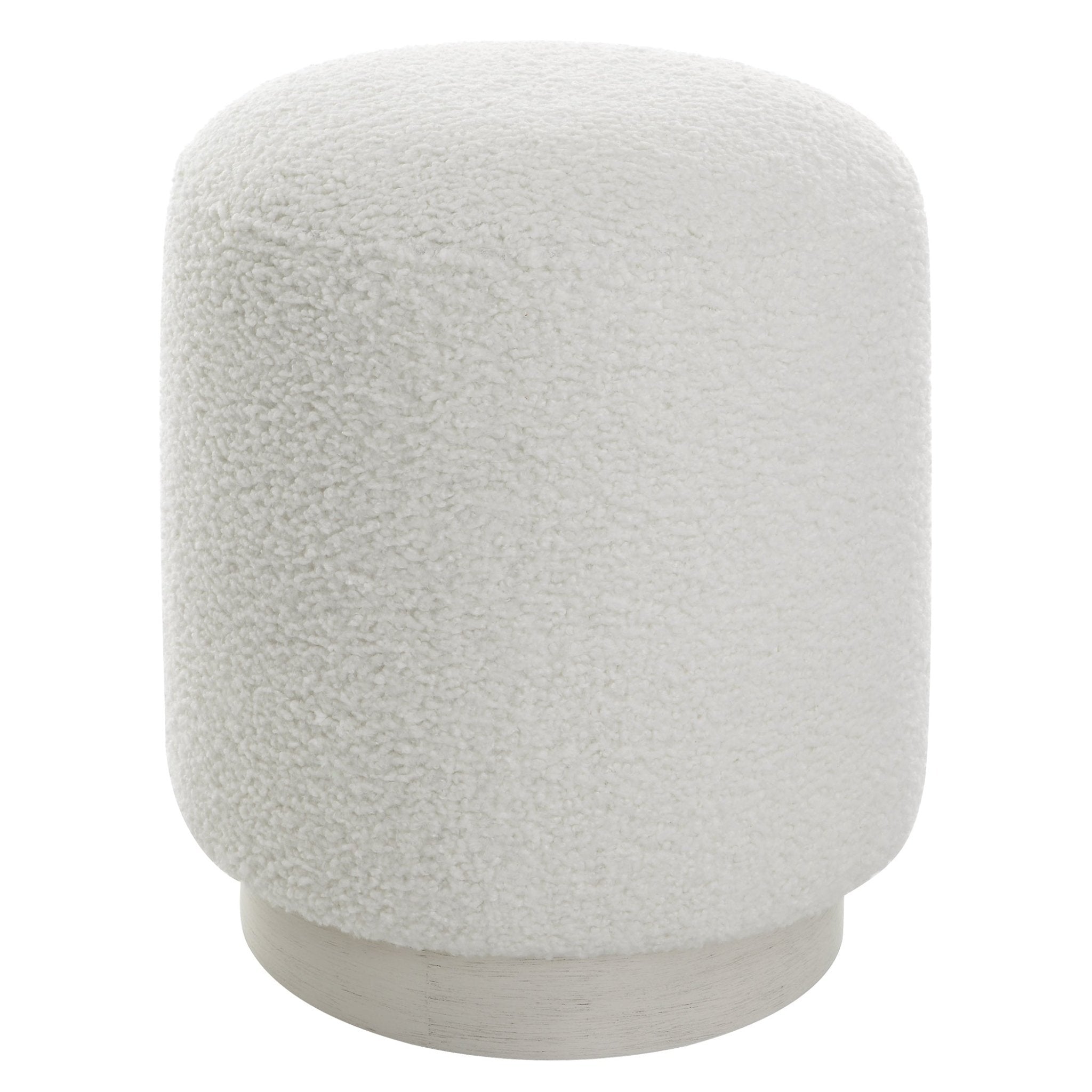 Uttermost Avila White Ottoman Table Decors| Uttermost
