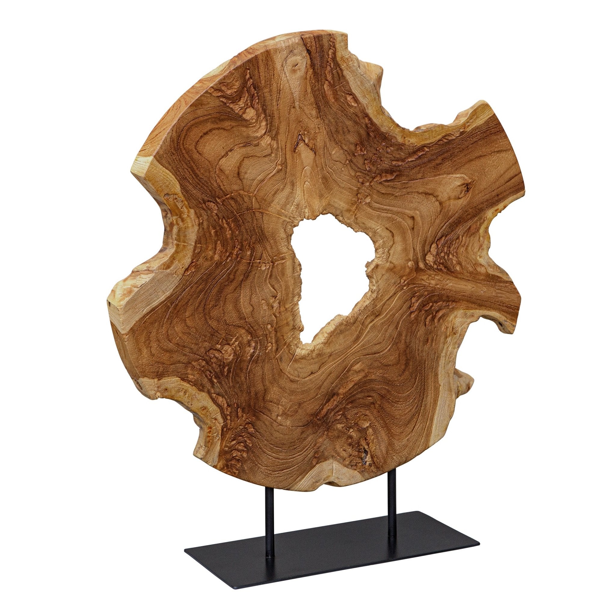 Uttermost Bahati Wood Natural Sculpture Table Decors| Uttermost